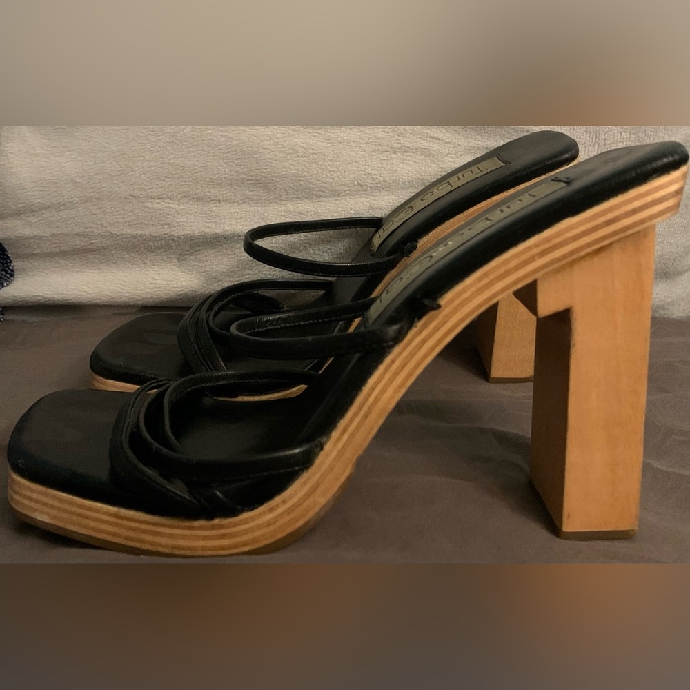 Black high heels for girls, ladies, and women